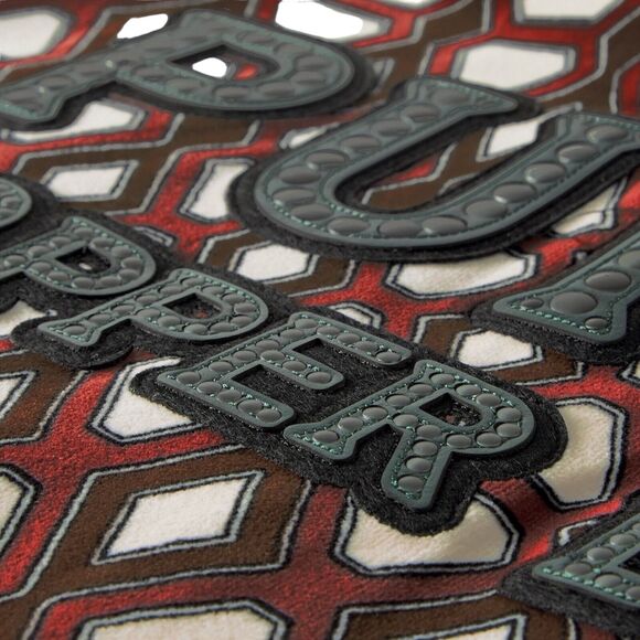 Puma x Dapper Dan Mens T7 Velour Track Jacket Size XL Red Cream Green New NWT - Picture 8 of 11